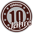 Logoclic Jubiläumslogo
