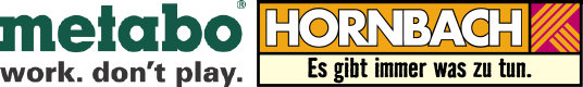 Logos von Metabo und Hornbach