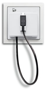 USB-Ladestation mit flexiblem Kabel