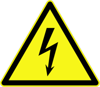 Gefahrenzeichen Strom