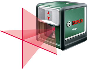 Bosch Quigo mit Laser-Strahlenkreuz