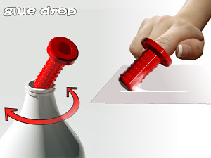 Glue Drop in der Anwendung