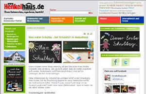 Screenshot Website Henkelhaus