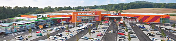 Foto: Panoramaansicht eines Hornbach-Markts