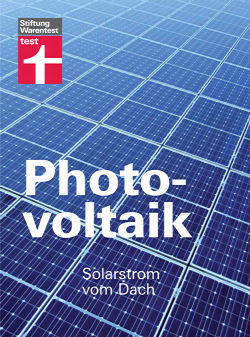 Buchtitel Photovoltaik Stiftung Warentest